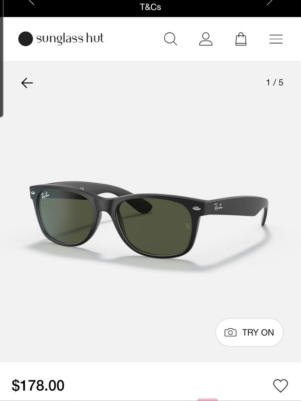 Ray-Ban Wayfarer Classic Sunglasses